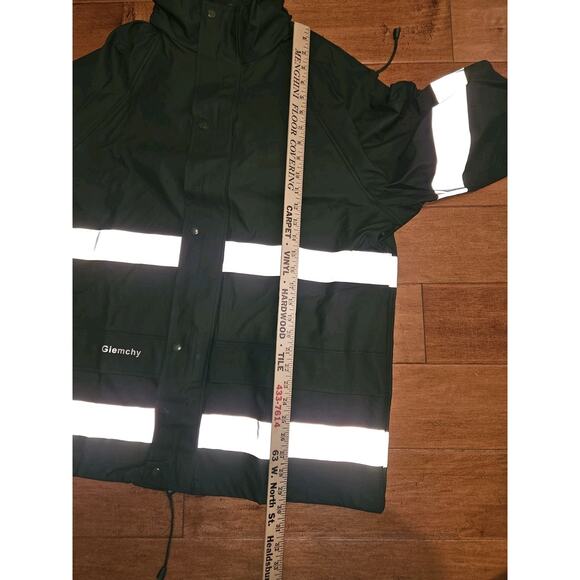 New! 2pc! Giemchy Rain Suit Unisex Waterproof Heavy Duty Rain Gear Outdoor Sz M - Picture 8 of 12